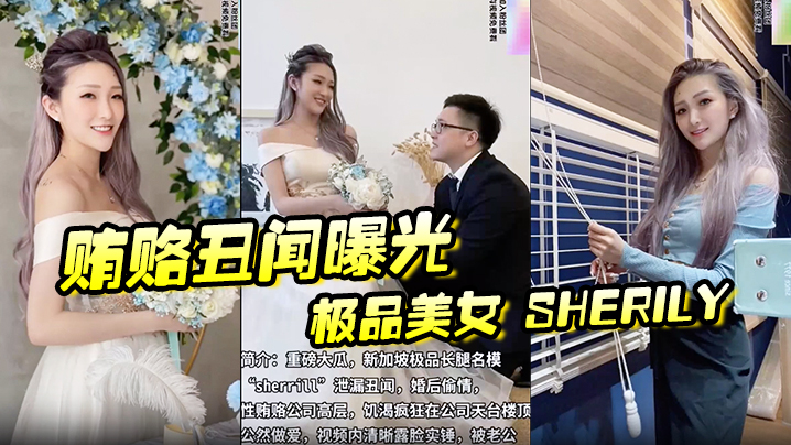 贿赂丑闻曝光极品美女Sherily婚后性贿赂领导丑闻曝光天台公然野战无套后入十分刺激海报剧照