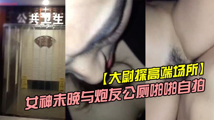 大尉探高端场所霸道魔鬼身材的极品微博网红巨乳女神未晚与炮友公厕啪啪自拍